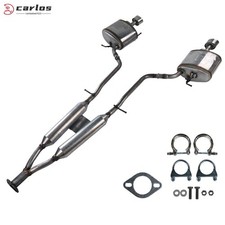 Stainless Steel Rear Exhaust Muffler Kit fit 2009-13 Infiniti G37 3.7L 07-08 G35 picture