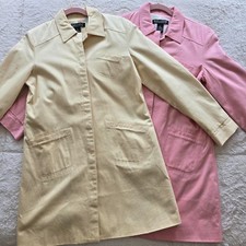 DIALOGUE WOMEN'S LONG SLEEVE BUTTON UP JACKETS-MID LENGTH-LOT OF 2-SIZE 4 picture