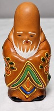 Vintage Kutani Fukurokuju Japanese Porcelain Lucky God Figurine 4