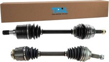 TRQ Front CV Axle Shaft Set For 1999-2005 Hyundai Sonata 2001-2006 Kia Optima picture