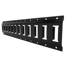 Ultra-Tow 4ft. Horizontal E-Track Rails, 4-Pk., 667-Lb. Working Load, Black picture