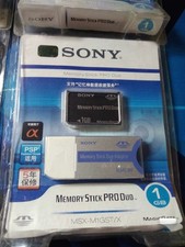 1PC Brand New Sony 1GB Memory Stick Pro Duo with Long Stick Card Duo Adapter picture