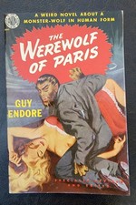 The Werewolf Of Paris Guy Endore Avon 354 1951 High Grade Bill Randall Cover picture