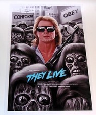 They Live 1988 John Carpenter Alternate Poster #3 Promo 19