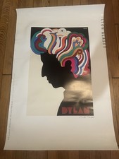 Autographed Milton Glaser Bob Dylan Poster 1999 Potlatch Edition picture