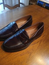 Johnston & Murphy Oxblood Leather Preflexed Slip-on  10 M Quality & Comfort VGC picture