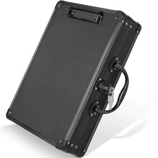 Sooez Heavy Duty Locking Clipboard Box Metal Clipboard with Handle picture