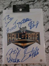 WWE WWF HALL OF FAME SIGNED AUTOGRAPH 8X10 BY 7 COA Jimmy Hart Tito Santana More picture