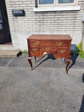 Early 19th Century Continental Cherry silverware server Bronze Claw Foot. picture
