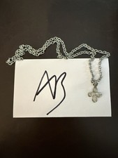 RARE Andy Biersack Black Veil Brides (BVB) Worn Necklace w/ Autograph picture