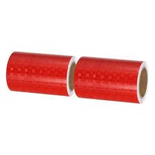 2 Pcs Reflective Tape 4 Inch x 10 ft Waterproof Reflector Tape Red picture
