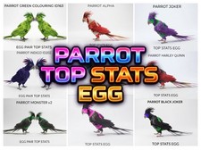 PARROT Top Stats Egg Pair Level 362 -  Ark Ascended PVE Official Crossplay picture