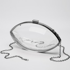 UNNI Clear Transparent Adjustable Football Crossbody Bag Stadium Clear Bag picture
