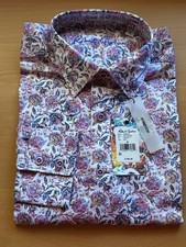 Robert Graham Renwood Button Down Shirt Mens M Floral Long Sleeve $198 NWT picture