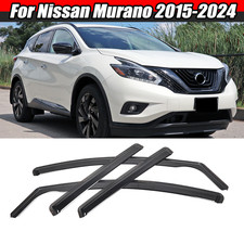 In-Channel For Nissan Murano 2015-2024 23 Window Visor Rain Guards Smoked/Tinted picture