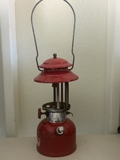 Coleman Model 200A Cherry Red Lantern 10/1972 excellent condition picture