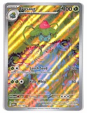 Ivysaur 167/165 Illustration Rare 151 Pokemon Holo Near Mint picture