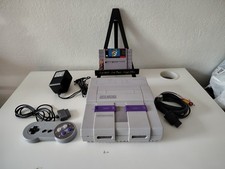 Super Nintendo SNES Console Bundle Authentic Super Mario World Cables Controller picture