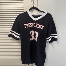 Vintage Josh Hokit Fresno State Bulldogs #33 Black Jersey Shirt Adult XL picture