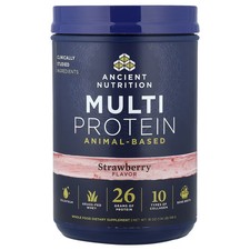 2 X Ancient Nutrition, Multi Protein, Animal-Based, Strawberry, 1.14 lb (518 g) picture