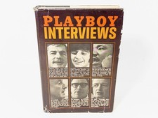 Playboy Interviews Book by Playboy Magazine 1967 1st Edition HCDJ VG Nice, Rare picture