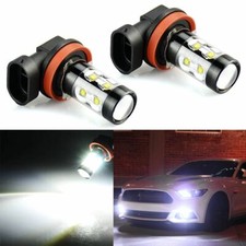 For Ford Mustang 2005-2018  LED Fog Driving Light H11 6000K White Bright Bulbs picture