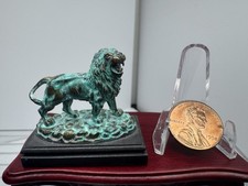 Vtg Artisan Signed Daniel Phillip Kronberg DPK Dollhouse Bronze Miniature 1:12  picture