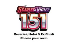 Reverse Holo Pokemon Scarlet and Violet - 151 Single Cards - Choose Your Card(s) picture