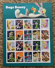 2020 United States Stamps #5494-5503 Bugs Bunny Forever(5 sheets/100 stamps) picture