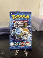 Pokemon XY Evolutions Booster Pack Blastoise Pack Art Mint picture