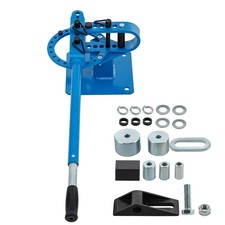 Uimoso Metal Bender Solid Round Square Bar Metal Bender with 7 Bending Dies picture