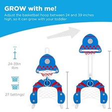 Best Choice Products 3-in-1 Toddler Basketball Hoop Sports Activity Center - picture