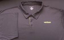 VERIZON Communications Employee Uniform Polo Shirt by Cintas, Men's 4XL Tall picture