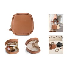 Versatile Women’s Makeup Bag - Waterproof Leather Pouch with Multiple Pockets picture