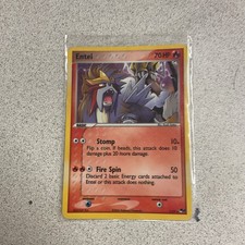 2005 Pokemon Pop Series 2 1/17 Entei Holo Promo LP Rare Card Collection vintage picture