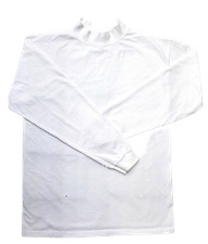 Men's Mock turtleneck Long Slv Heavyweight Ctn Top.  Size S to 3XL. Made in USA picture