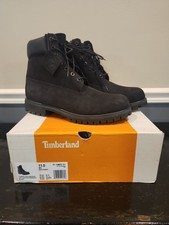 New~Timberland Premium~6 Inch Lace Waterproof Boot~Black~Size 11.5 W/L~10073 picture
