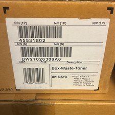 OKI DATA Genuine/Original Box-Waste-Toner 45531502 BW27026306A0 picture