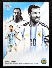 Lionel Messi #1 2026 Topps Now Argentina Messi Retires Limited Print picture