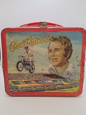 Vintage 1974 Aladdin Evel Knievel Lunchbox-No Thermos  picture