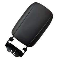🔥 13-16 Ford Fusion Center Console Armrest Lid Black Leather Stitch OEM Nice picture