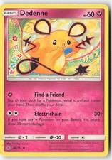 Dedenne 88/131 Uncommon Forbidden Light Pokemon Heavily Played picture