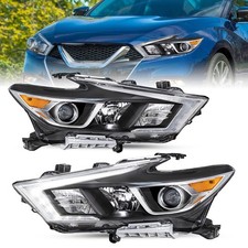 Headlight Assembly for 2016-2018 Maxima with LED DRL Projector Both Sides picture