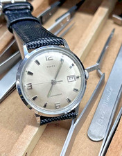 Vintage 1969 Men’s Timex Marlin Calendar Mechanical Watch 10242569 Refurbished picture