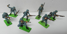 Lot of 7 Britains LTD Deetail WWII German Infantry Soldiers 1:32 -All Diff. picture