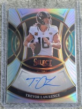 2025 Panini Select - Signatures Trevor Lawrence #SP-TVL Silver Prizm (AU) picture