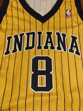 2004-05 NBA Indiana Pacers #8 Anthony Johnson Game Worn Jersey Pro Cut MINT picture