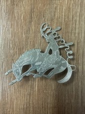 Wonderful 1920's - 1930's 'Bucking Bronco' Pin. Cowboy's Lasso Spells 'Whoopee' picture