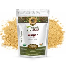 Organic Way Ginger Root Powder - Organic, Kosher & USDA Certified (1LBS / 16Oz) picture
