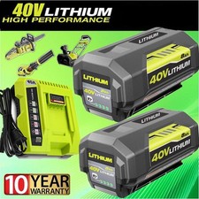 8.0Ah Battery 40 Volt for Ryobi 40V Lithium OP40602 Battery with LED / Charger picture